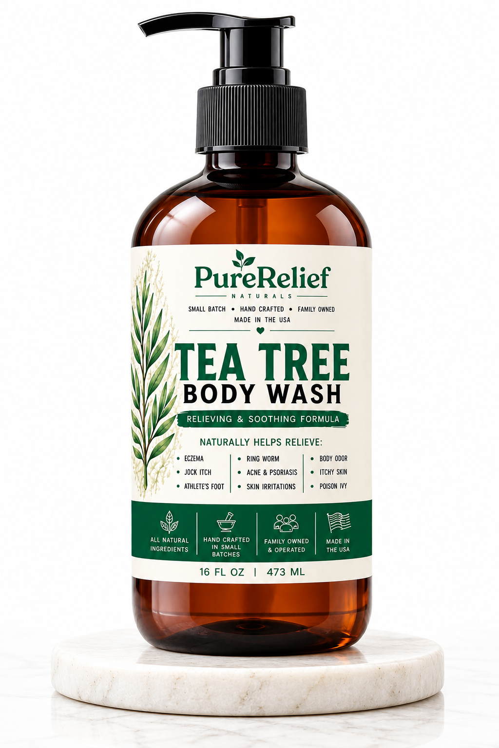 Tea Tree Oil Daily Body Wash – Relieves Itchy & Irritated Skin Naturally